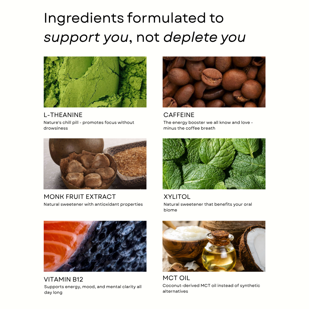 naturally flavored / sweetened energy pouches