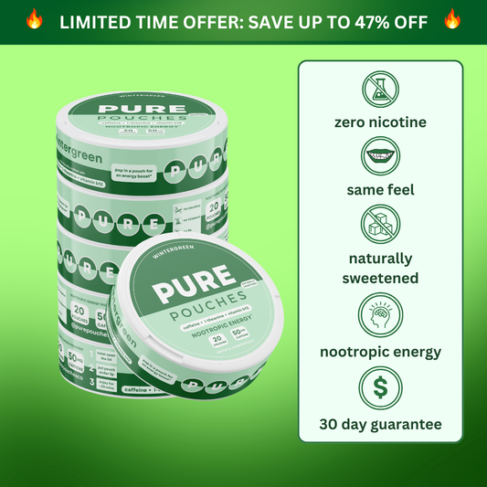 naturally flavored / sweetened energy pouches
